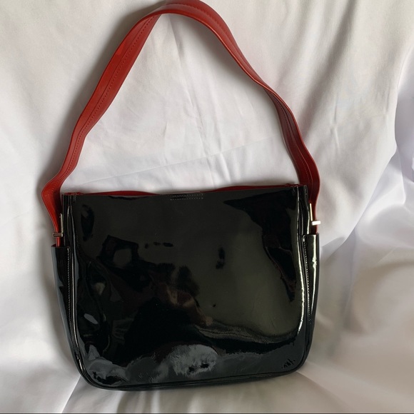 BALLY Black Patent Shoulder Tote Bag - Picture 3 of 11